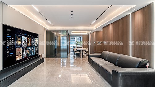 143㎡意式輕奢 12W打造高級(jí)感黑金美學(xué)館|長沙全屋整裝